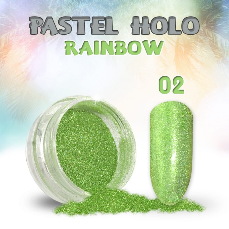 Pigment Pastel Holo Rainbow- 02