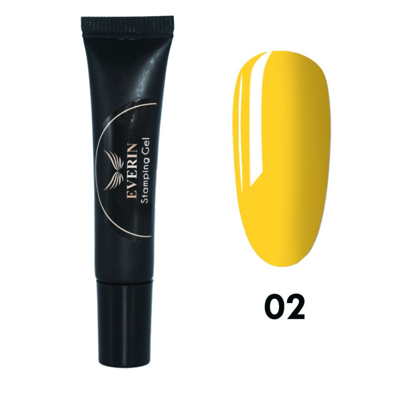 Gel pentru stampila la tub Everin- 02 Galben Gel pentru stampila la tub Everin- 02 Galben